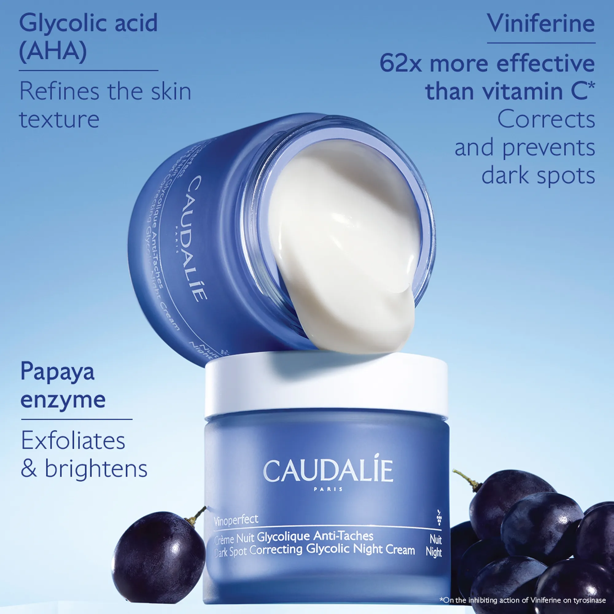 Caudalie Vinoperfect Dark Spot Correcting Glycolic Night Cream 50ml 10 Caudalie Vinoperfect Dark Spot Correcting Glycolic Night Cream 50ml