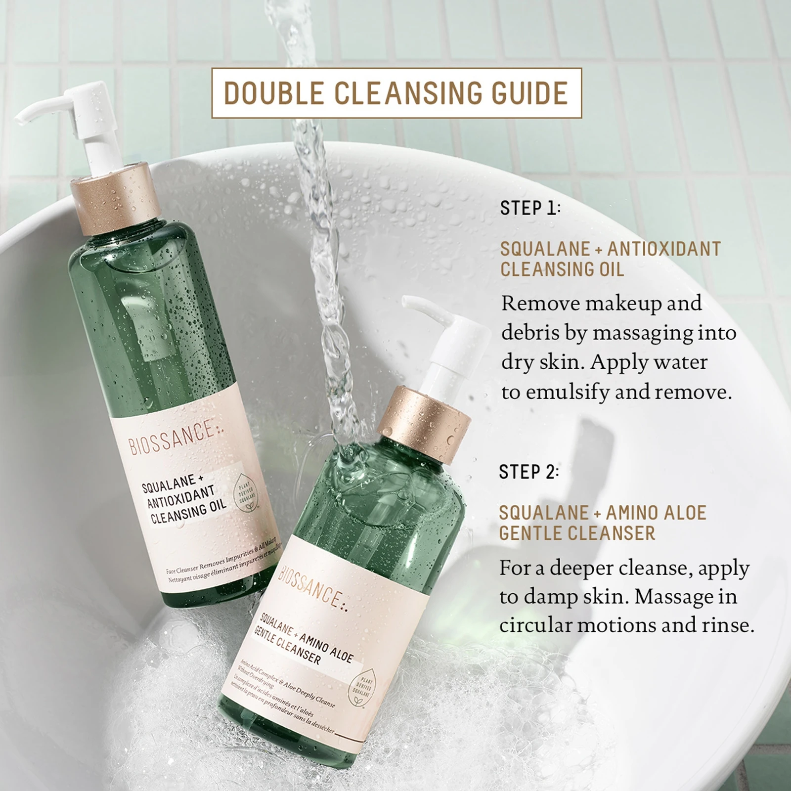 Biossance Squalane and Antioxidant Cleansing Oil 200ml 15 Biossance Squalane and Antioxidant Cleansing Oil 200ml