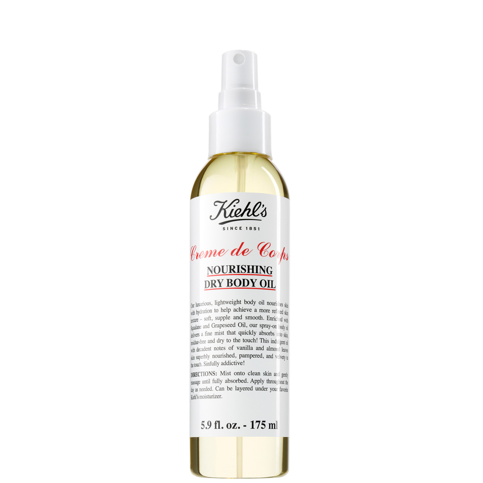 Kiehl's Cr¨¨me de Corps Nourishing Dry Body Oil - 175ml 1 Kiehl's Cr¨¨me de Corps Nourishing Dry Body Oil - 175ml