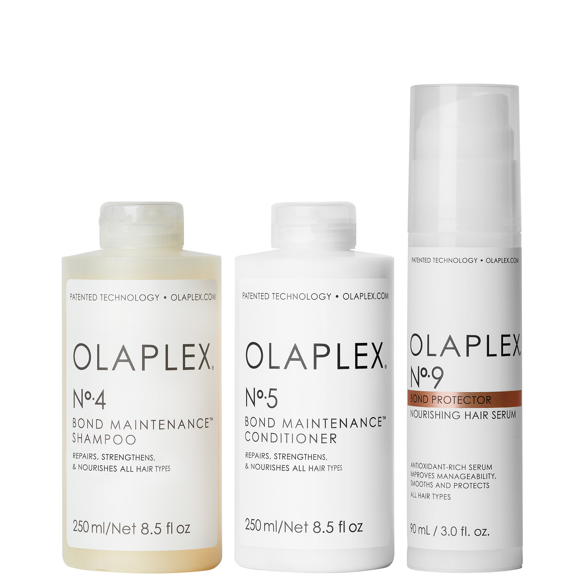 Olaplex Nourished Hair Essentials - No.4, No.5 & No.9 (Worth 98.00) 1 Olaplex Nourished Hair Essentials - No.4, No.5 & No.9 (Worth 98.00)