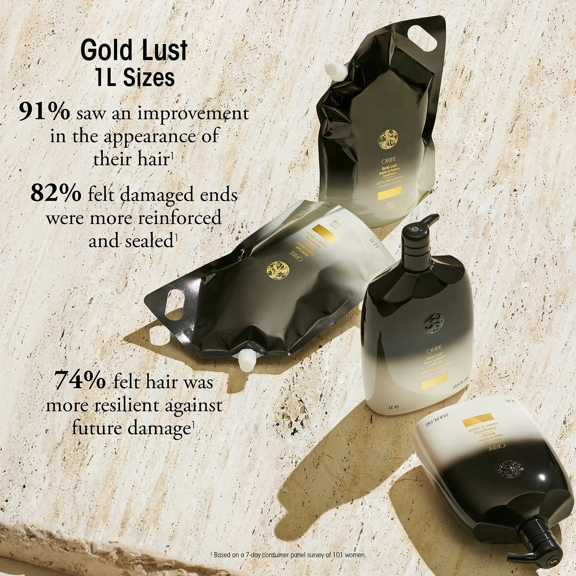 Oribe Gold Lust Repair and Restore Shampoo 1L Refill 14 Oribe Gold Lust Repair and Restore Shampoo 1L Refill