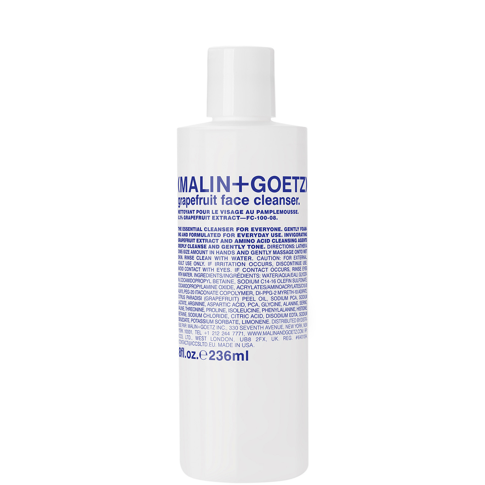 Malin + Goetz Grapefruit Face Cleanser 236ml 